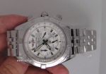 Breitling Chronomat B01 SS White Face Replica Watch for Sale